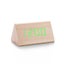 Digital Clock LED Wooden Alarm Clock Table Sound Control Electronic Clock CHK12N Carousel 7