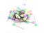 100Pcs/lot Flower Button Bowknot Sewing Pins For Quilting Carousel 4