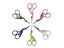 Super Beautiful Print Professional Sewing Scissors Office Supplies Paper Carousel 6