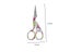 Super Beautiful Print Professional Sewing Scissors Office Supplies Paper Carousel 8