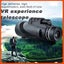 80X100 HD Monocular Telescope Durable 20000m Long Rang Bak4 Prism With/wi CHK12N Carousel 3