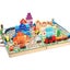 Wooden Train Box with trains tracks and toys and storage Carousel 3