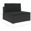 6 Piece Garden Lounge Set with Cushions Poly Rattan Black Alipx Carousel 10