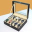 New Leather Glasses Case For Women Men Eyewear Sunglasses Display Storage CHK12N Carousel 10