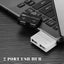 Portable Mini 2 Port USB Hub Charger Interface Splitter Hub Adapter Dual CHK12N Carousel 3