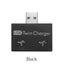 Portable Mini 2 Port USB Hub Charger Interface Splitter Hub Adapter Dual CHK12N Carousel 8