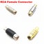 1 pcs RCA Female to RCA Female Audio Video Cable Jack Plug Adapter Connec CHK12N Carousel 2