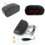 Led Digital Alarm Clock With Temperature No Radio Cigarette Llighter Elec CHK12N Carousel 12