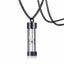 Funnel Openable Glass Vial Necklace Stainless Steel Urn Hourglass Memoria CHK12N Carousel 4