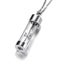 Funnel Openable Glass Vial Necklace Stainless Steel Urn Hourglass Memoria CHK12N Carousel 10