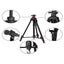Bview Art 1pc 66" Black Aluminum Display Easel with Portable Bag,Large Ad CHK12N Carousel 3