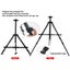 Bview Art 1pc 66" Black Aluminum Display Easel with Portable Bag,Large Ad CHK12N Carousel 4