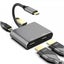 Type C Adapter 4K USB C to Dual HDMI-compatible USB 3.0 PD Charge Port Co CHK12N Carousel 3