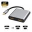 Type C Adapter 4K USB C to Dual HDMI-compatible USB 3.0 PD Charge Port Co CHK12N Carousel 4