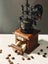 Building Blocks Vintage Coffee Machine 467PCS Carousel 8