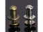 12Pcs Mini Knobs Door Pulls Cabinet Handles Antique Bronze/Silver Chest Drawer Carousel 7