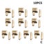 10 Set Metal Zipper Head Sliders Retainer Insertion Pin Zipper Top Stop A CHK12N Carousel 3