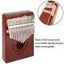 17 Keys Thumb Piano EQ Kalimba Set Mbria Acacia Wood Link Speaker Pickup CHK12N Carousel 8