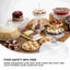 Cake Display Cover Round Glass Dessert Serving Dome Food Tent Umbrella Sq CHK12N Carousel 5