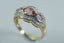 MAGNIFICENT PINK TOURMALINE & DIAMOND 9CT RING Carousel 4