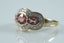 MAGNIFICENT PINK TOURMALINE & DIAMOND 9CT RING Carousel 5