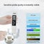 Digital Water Quality Tester TDS EC Range 0-9990 Multifunctional Temperat CHK12N Carousel 6