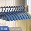 10PCS Retro Wide-Shoulder Non-Slip Hanger Closet Organizer Hangers For Cl CHK12N Carousel 9
