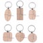 60 Blank Wooden Wooden Keychain Diy Wooden Keychain Key Tag Anti-Lost Woo CHK12N Carousel 4