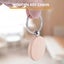 60 Blank Wooden Wooden Keychain Diy Wooden Keychain Key Tag Anti-Lost Woo CHK12N Carousel 5