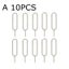 100Pcs Metal Eject Sim Card Tray Open Pin Needle Key Tool for Universal M CHK12N Carousel 8
