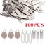 100Pcs Metal Eject Sim Card Tray Open Pin Needle Key Tool for Universal M CHK12N Carousel 13