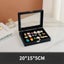 Bar Badge Storage Box Transparent Dust-proof Chest Pin Box Medal Display CHK12N Carousel 4