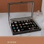 Bar Badge Storage Box Transparent Dust-proof Chest Pin Box Medal Display CHK12N Carousel 7