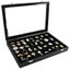 Bar Badge Storage Box Transparent Dust-proof Chest Pin Box Medal Display CHK12N Carousel 9