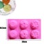 Cake Mousse Mold Rose Flower Chrysanthemum Silicone Baking Pan Ice Cube T CHK12N Carousel 4