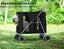 Pawz Pet Stroller Dog Cat Cage Carrier Travel Pushchair Foldable Pram Black Carousel 6