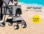 Pawz Large Pet Stroller Dog Cat Travel Carrier Pram Foldable Pushchair Outdoor Carousel 7