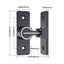 Barn Door Lock Hardware Heavy Duty Gate Latches Flip Latch Safety Carousel 2