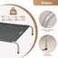 Pawz Elevated Trampoline Pet Bed Dog Puppy Raised Heavy Duty XXL Grey Carousel 6