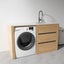 1300MM Laundry Tub Light Oak Laundry unit, Left or Right Sink. Plywood Cabinet Carousel 4