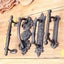 Retro European Garden Courtyard Cast Iron Craft Door Handles Home Decora CHK12N Carousel 3