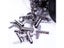 Drum Tuning Key Adjusting Wrench Silver Metal T-shaped 4 Square Hole Wrench Carousel 4