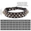 Anti-Bite Spiked Studded Pet Dog Collar PU Leather for Dogs Sport Padded CHK12N Carousel 8