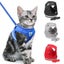 Reflective Cat Harness And Leash Set Nylon Mesh Kitten Puppy Dogs Vest Ha CHK12N Carousel 2