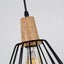 Wood Pendant Light Modern Ceiling Lights Bar Black Lamp Kitchen Pendant Lighting Carousel 5