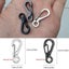 Mini Carabiner Clips Camping Gadgets Tiny Alloy Spring Snap Hook Carousel 5