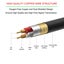 Bochara 50cm 3pin XLR Female to Dual XLR Male Y Splitter Cable Foil+Braid CHK12N Carousel 5