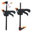 2PCS Woodworking Work Bar Clamp Clip Kit 4 Inch Quick Ratchet Release Carousel 2