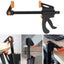 2PCS Woodworking Work Bar Clamp Clip Kit 4 Inch Quick Ratchet Release Carousel 6