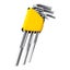 DELI 1.5mm To 10mm Rustproof Long Flat End Hex Key Ball End Hex Key Carousel 6